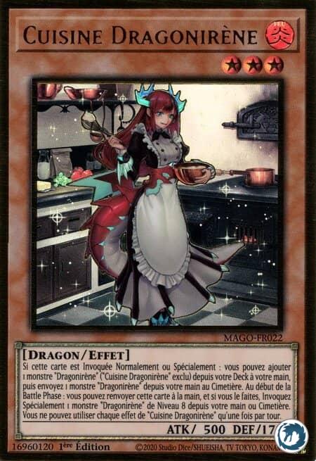 Cuisine Dragonirène (MAGO-FR022) - Kitchen Dragonmaid (MAGO-EN022) - Carte Yu-Gi-Oh