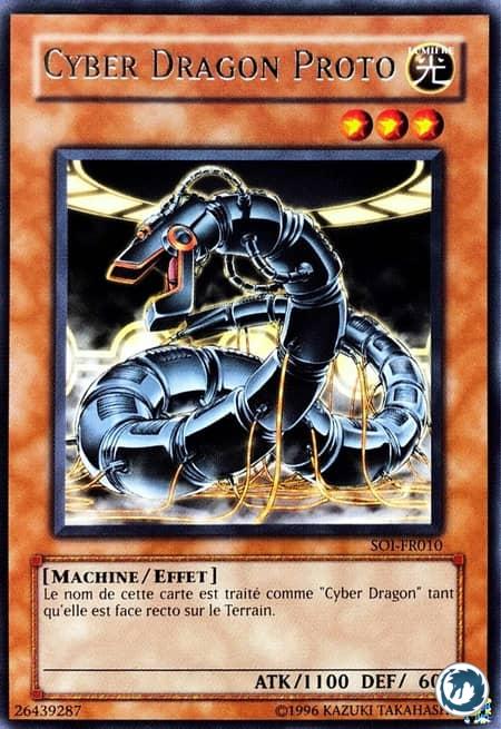 Cyber Dragon Proto (SOI-FR010) - Proto - Cyber Dragon (SOI-EN010) - Carte Yu-Gi-Oh