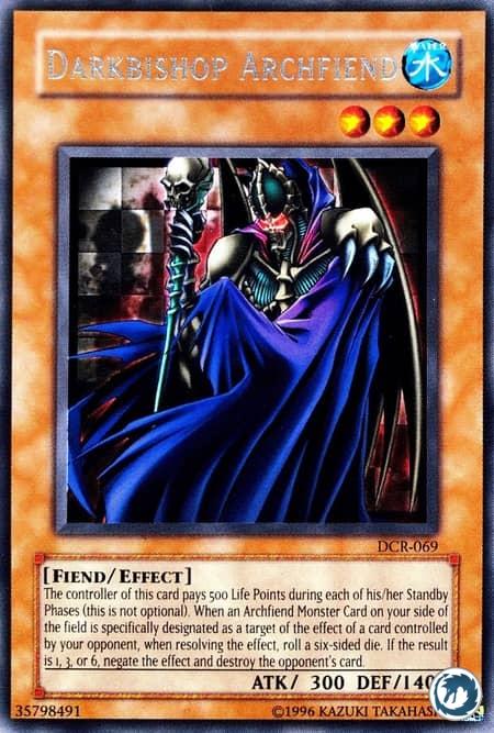 Fou des Ténèbres - Archdémon (DCR-FR069) - Darkbishop Archfiend (DCR-069) - Carte Yu-Gi-Oh