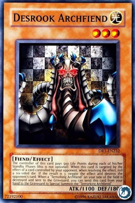Tour Des - Archdémon (DR1-FR232) - Desrook Archfiend (DR1-EN232) - Carte Yu-Gi-Oh