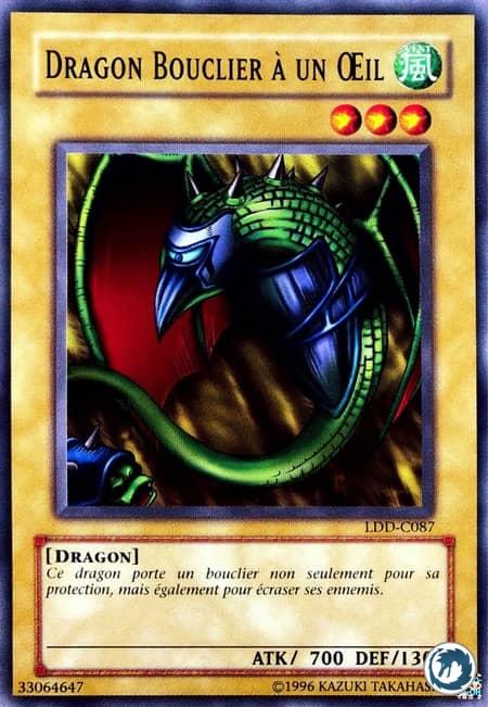 Dragon Bouclier À Un Oeil (LDD-C087) - One-Eyed Shield Dragon (LOB-087) - Carte Yu-Gi-Oh