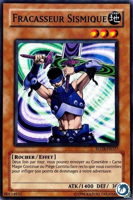 Fracasseur Sismique (FOTB-FR027) - Seismic Crasher (FOTB-EN027) - Carte Yu-Gi-Oh