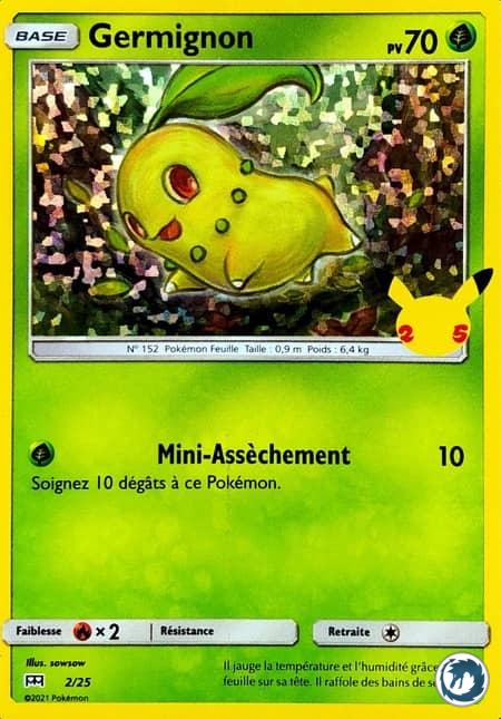Germignon (2/25) - Chikorita (2/25) - McDonald's Collection - Carte Pokémon
