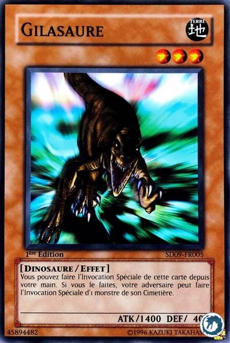 Gilasaure (SD09-FR005) - Gilasaurus (SD09-EN005) - Carte Yu-Gi-Oh