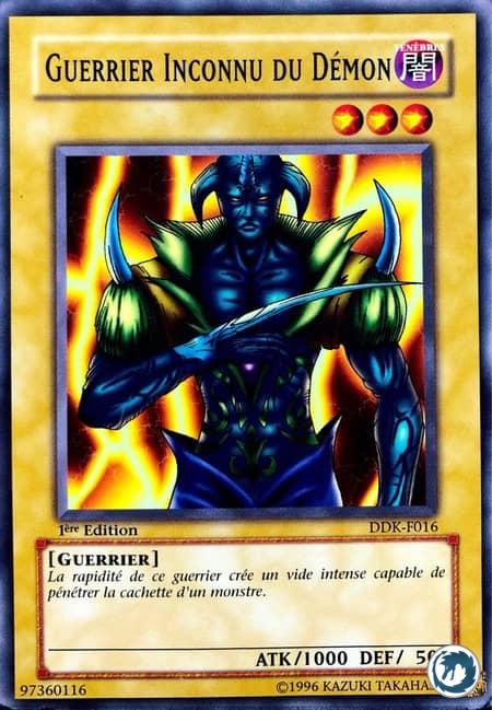 Guerrier Inconnu Du Démon (DDK-F016) - Unkown Warrior Of Fiend (SDK-017) - Carte Yu-Gi-Oh