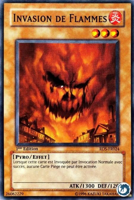 Invasion De Flammes (RDS-FR024) - Invasion of Flames (RDS-EN024) - Carte Yu-Gi-Oh