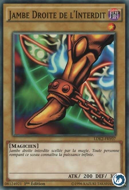 Jambe Droite De l'Interdit (LDK2-FRY07) - Right Leg of the Forbidden One (LDK2-ENY07) - Carte Yu-Gi-Oh