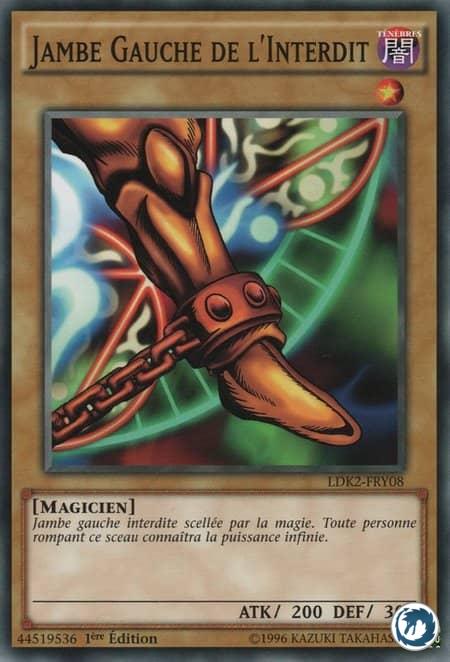 Jambe Gauche De l'Interdit (LDK2-FRY08) - Left Leg of the Forbidden One (LDK2-ENY08) - Carte Yu-Gi-Oh