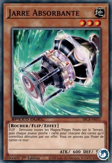 Jarre Absorbante (SBCB-FR031) - Absorbing Jar (SBCB-EN031) - Carte Yu-Gi-Oh