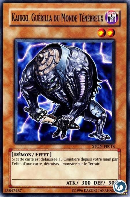 Kahkki, Guérilla Du Monde Ténébreux (STON-FR018) - Kahkki, Guerilla of Dark World (STON-EN018) - Carte Yu-Gi-Oh