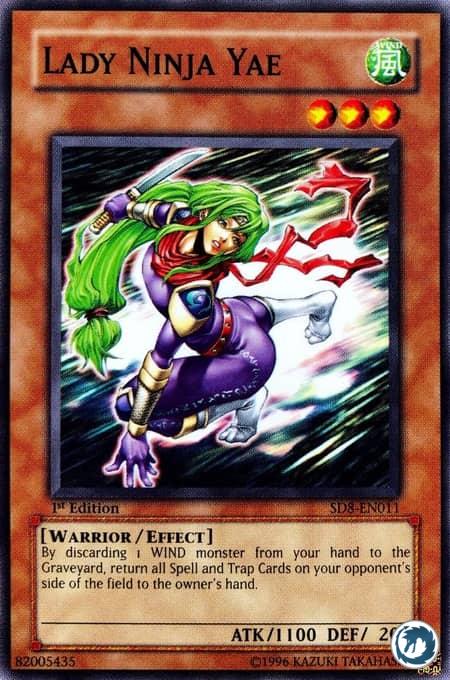 Dame Ninja Yae (SD8-FR011) - Lady Ninja Yae (SD8-EN011) - Carte Yu-Gi-Oh