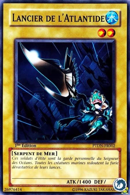 Lancier De L'Atlantide (PTDN-FR002) - Atlantean Pikeman (PTDN-EN002) - Carte Yu-Gi-Oh