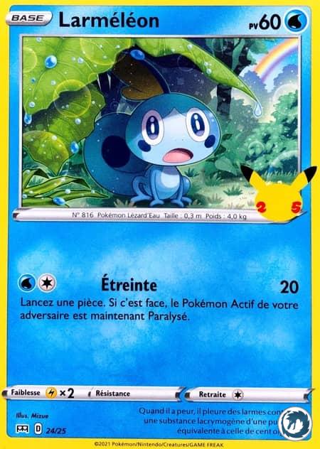 Larméléon (24/25) - Sobble (24/25) - McDonald's Collection - Carte Pokémon