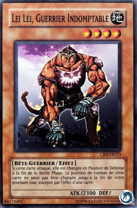 Lei Lei, Guerrier Indomptable (CRV-FR023) - Indomitable Fighter Lei Lei (CRV-EN023) - Carte Yu-Gi-Oh