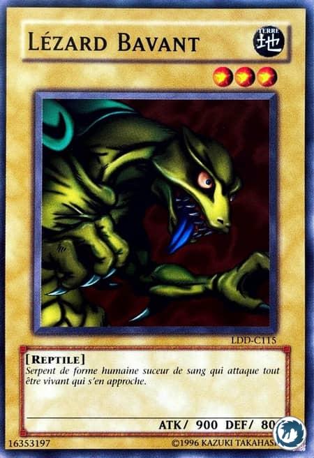 Lézard Bavant (LDD-C115) - Drooling Lizard - Carte Yu-Gi-Oh