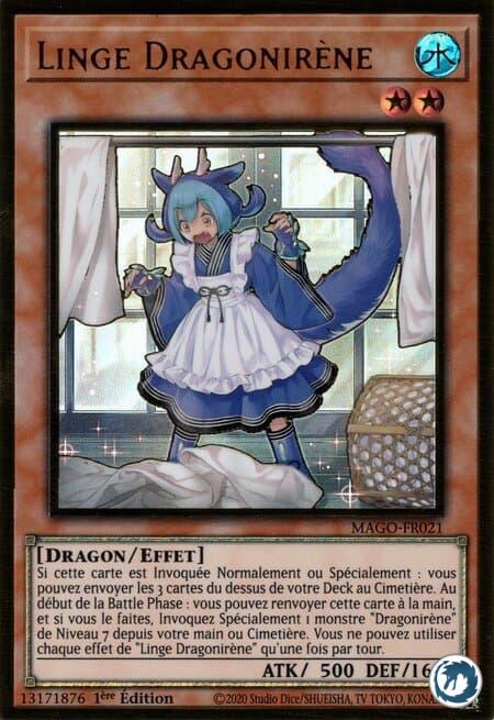 Linge Dragonirène (MAGO-FR021) - Laundry Dragonmaid (MAGO-EN021) - Carte Yu-Gi-Oh