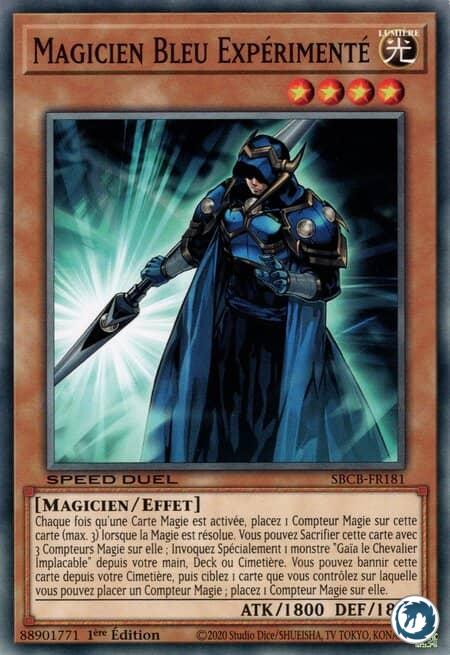 Magicien Bleu Expérimenté (SBCB-FR181) - Skilled Blue Magician (SBCB-EN181) - Carte Yu-Gi-Oh
