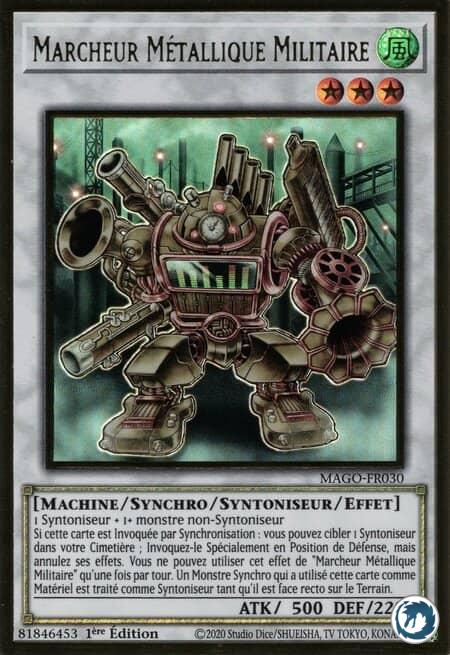 Marcheur Métallique Militaire (MAGO-FR030) - Martial Metal Marcher (MAGO-EN030) - Carte Yu-Gi-Oh