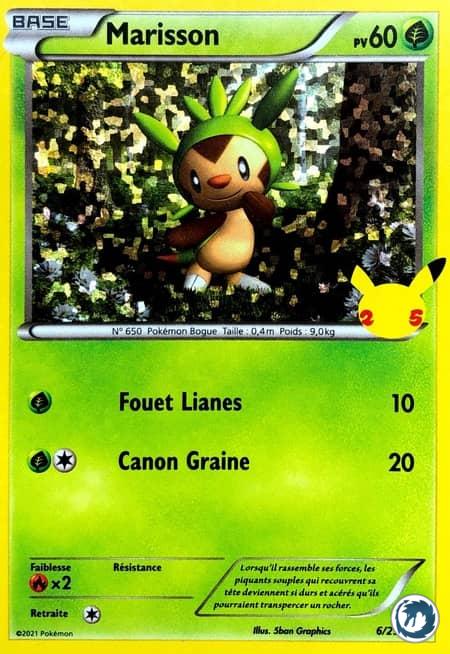 Marisson (6/25) - Chespin (6/25) - McDonald's Collection - Carte Pokémon