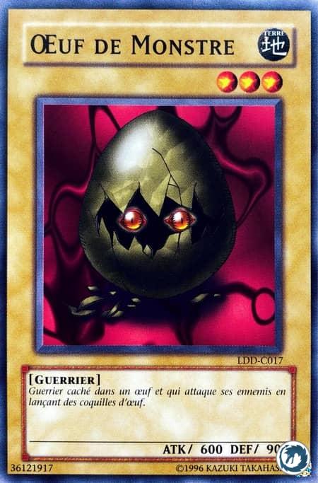 Oeuf De Monstre (LDD-C017) - Monster Egg (LOB-017) - Carte Yu-Gi-Oh
