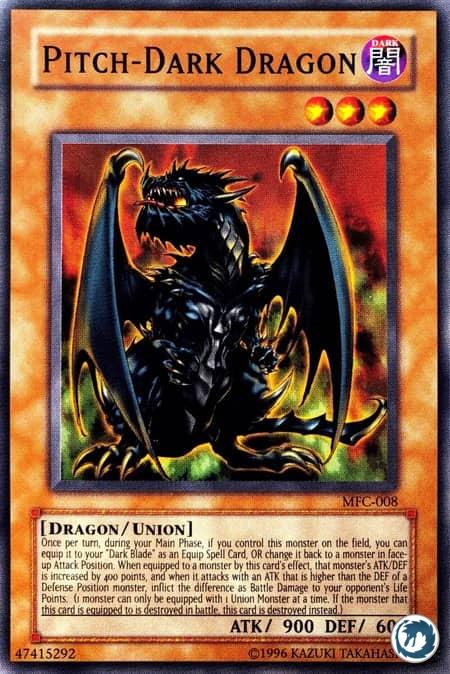 Dragon Noirdencre (DR1-FR063) - Pitch-Dark Dragon (MFC-008) - Carte Yu-Gi-Oh