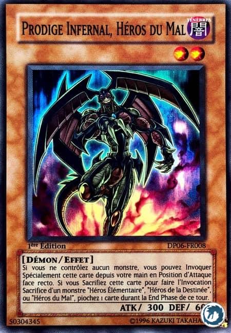 Prodige Infernal, Héros Du Mal (DP06-FR008) - Evil HERO Infernal Prodigy (DP06-EN008) - Carte Yu-Gi-Oh