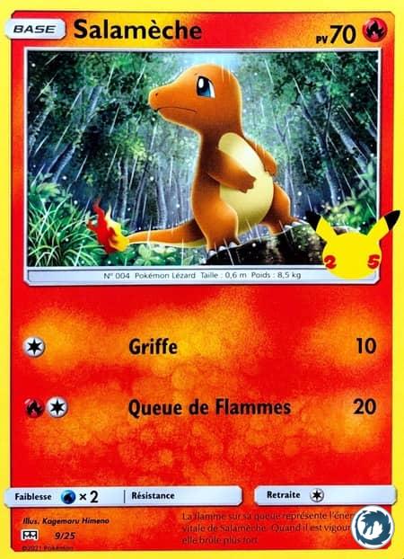 Salamèche (9/25) - Charmander (9/25) - McDonald's Collection - Carte Pokémon