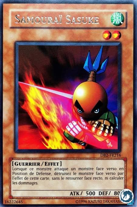 Samourai Sasuke (DB2-FR216) - Sasuke Samurai (DB2-EN216) - Carte Yu-Gi-Oh