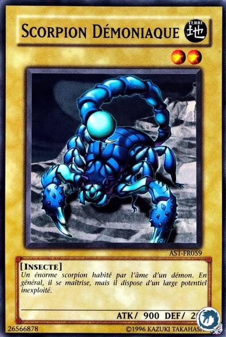 Scorpion Démoniaque (AST-FR059) - Fiend Scorpion (AST-EN059) - Carte Yu-Gi-Oh