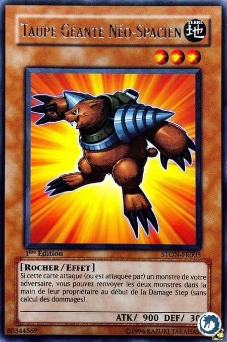 Taupe Géante Neo-Spacien (STON-FR005) - Neo-Spacian Grand Mole (STON-EN005) - Carte Yu-Gi-Oh