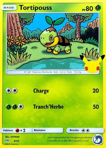 Tortipouss (4/25) - Turtwig (4/25) - McDonald's Collection - Carte Pokémon