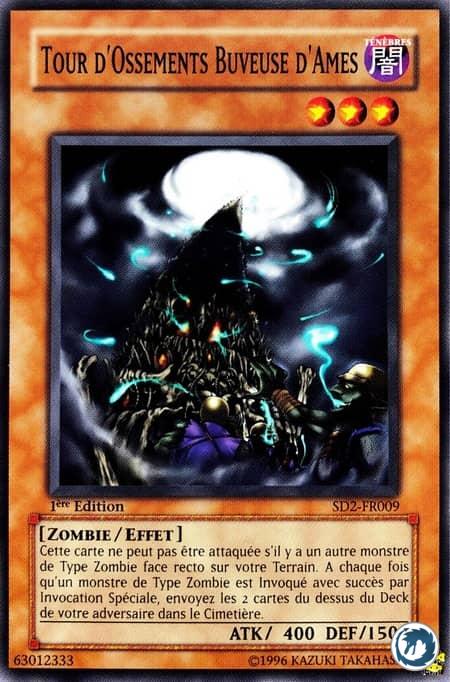 Tour D'Ossements Buveuse D'Âmes (SD2-FR009) - Soul-Absorbing Bone Tower (SD2-EN009) - Carte Yu-Gi-Oh