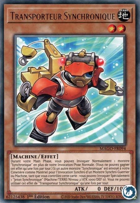 Transporteur Synchronique (MAGO-FR094) - Synchron Carrier (MAGO-EN094) - Carte Yu-Gi-Oh