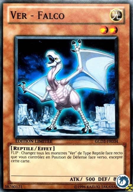 Ver-Falco (GLD3-FR034) - Worm Falco (GLD3-EN034) - Carte Yu-Gi-Oh