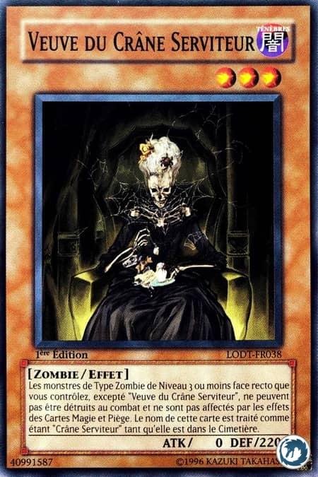 Veuve Du Crâne Serviteur (LODT-FR038) - The Lady in Wight (LODT-EN038) - Carte Yu-Gi-Oh