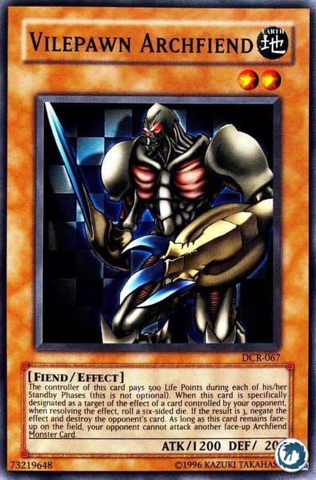 Pion Ignoble - Archdémon (DCR-FR067) - Vilepawn Archfiend (DCR-067) - Carte Yu-Gi-Oh
