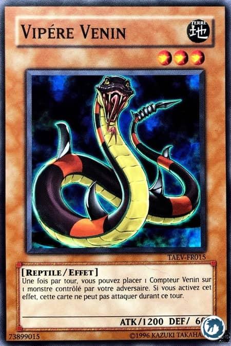 Vipère Venin (TAEV-FR015) - Venom Snake (TAEV-EN015) - Carte Yu-Gi-Oh