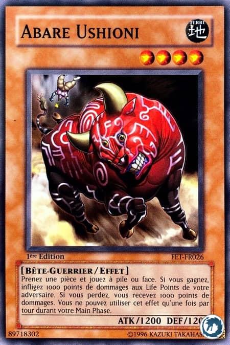 Abare Ushioni (FET-FR026) - Abare Ushioni (FET-EN026) - Carte Yu-Gi-Oh