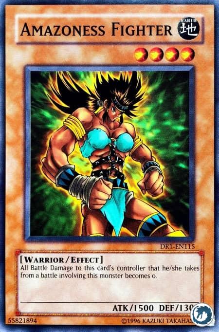 Guerrière Amazonesse (DR1-FR115) - Amazoness Fighter (DR1-EN115) - Carte Yu-Gi-Oh