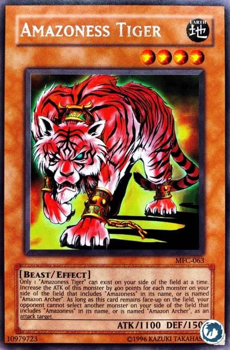 Tigresse Amazonesse (DR1-FR118) - Amazoness Tiger (MFC-063) - Carte Yu-Gi-Oh