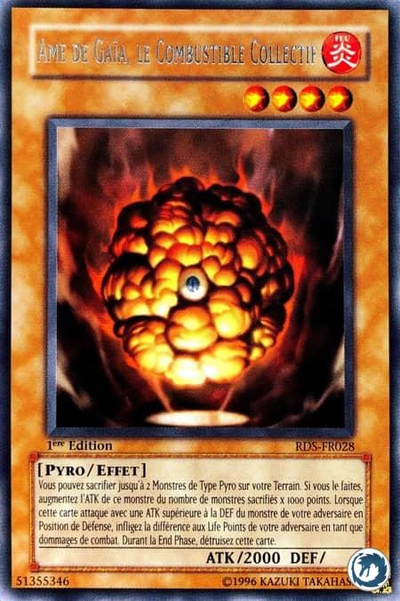 Âme De Gaia, Le Combustible Collectif (RDS-FR028) - Gaia Soul the Combustible Collective (RDS-EN028) - Carte Yu-Gi-Oh