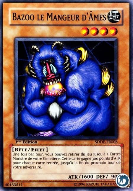 Bazoo Le Mangeur D'Ames (SDDE-FR008) - Bazoo the Soul-Eater (SDDE-EN008) - Carte Yu-Gi-Oh