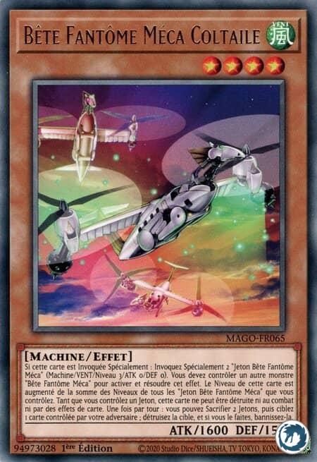Bête Fantôme Méca Coltaile (MAGO-FR065) - Mecha Phantom Beast Coltwing (MAGO-EN065) - Carte Yu-Gi-Oh