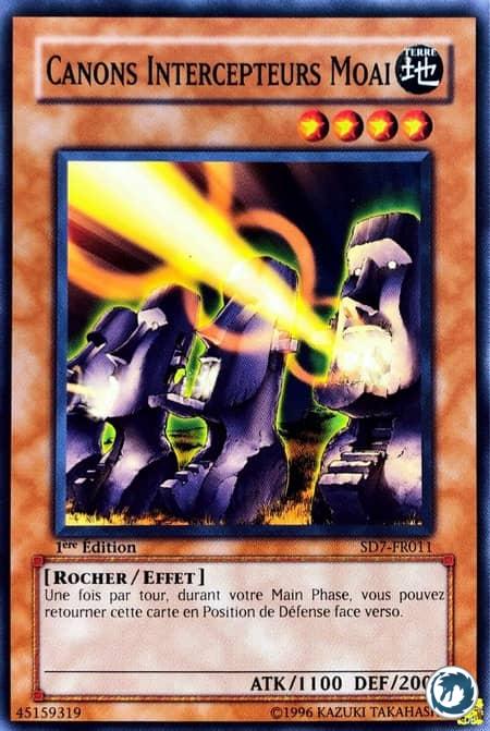 Canons Intercepteurs Moai (SD7-FR011) - Moai Interceptor Cannons (SD7-EN011) - Carte Yu-Gi-Oh