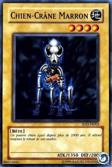 Chien-Crâne Marron (SOD-FR003) - Skull Dog Marron (SOD-EN003) - Carte Yu-Gi-Oh