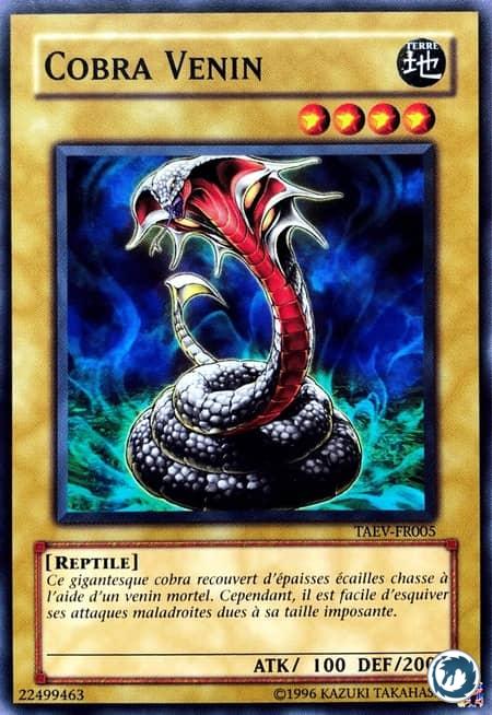 Cobra Venin (TAEV-FR005) - Venom Cobra (TAEV-EN005) - Carte Yu-Gi-Oh