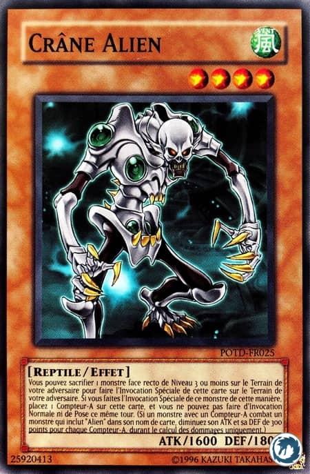 Crâne Alien (POTD-FR025) - Alien Skull (POTD-EN025) - Carte Yu-Gi-Oh