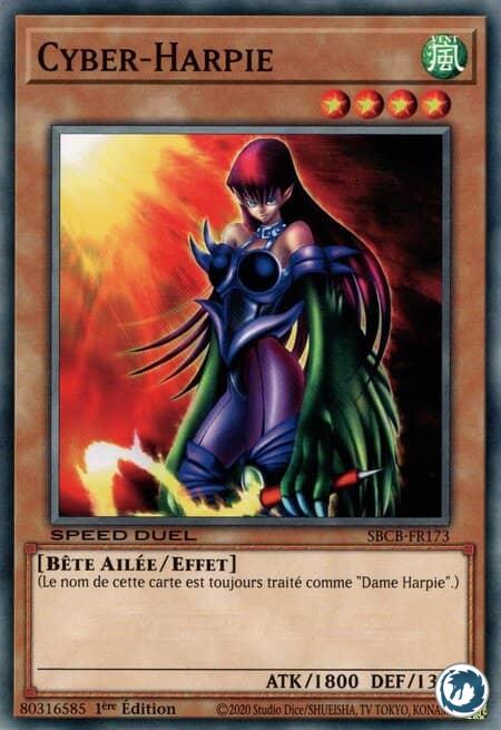 Cyber-harpie (SBCB-FR173) - Cyber Harpie Lady (SBCB-EN173) - Carte Yu-Gi-Oh