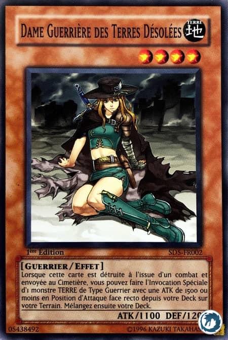 Dame Guerrière Des Terres Désolées (SD5-FR002) - Warrior Lady of the Wasteland (SD5-EN002) - Carte Yu-Gi-Oh