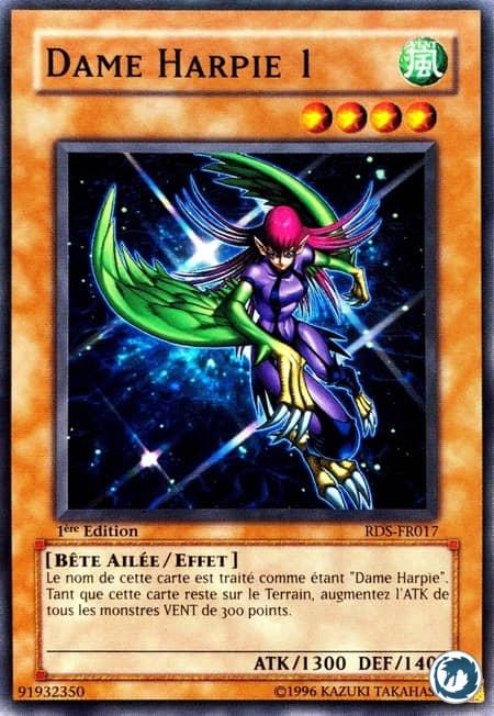 Dame Harpie 1 (RDS-FR017) - Harpie Lady 1 (RDS-EN017) - Carte Yu-Gi-Oh